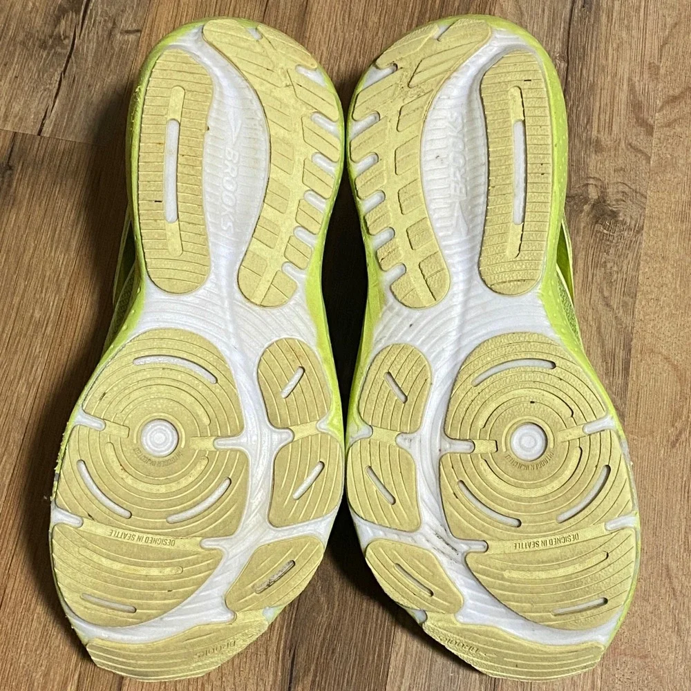 Brooks Glycerin 21 Mens Running Shoes Neon Yellow 1104191D366 Size 10